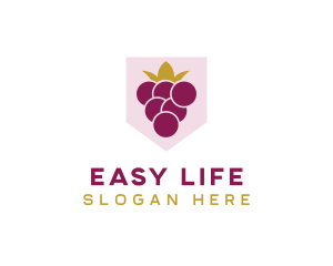 Royal Fruit Grape logo design