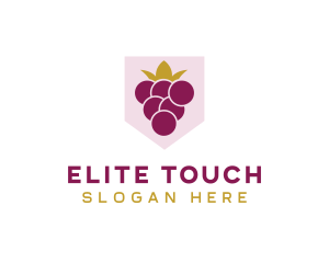 Royal Fruit Grape logo design