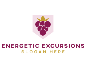 Royal Fruit Grape logo design