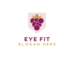 Royal Fruit Grape logo design