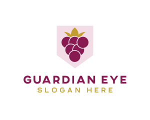 Royal Fruit Grape logo design