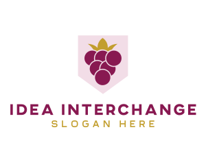 Royal Fruit Grape logo design