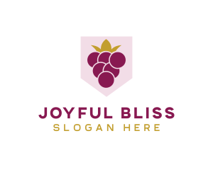 Royal Fruit Grape logo design