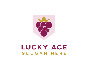 Royal Fruit Grape logo design