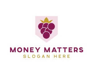 Royal Fruit Grape logo design