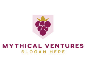 Royal Fruit Grape logo design