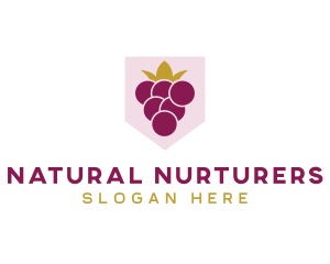 Royal Fruit Grape logo design