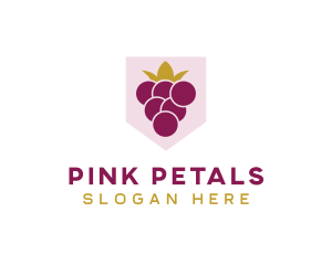 Royal Fruit Grape logo design