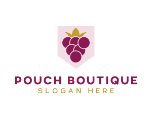 Royal Fruit Grape logo design