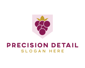 Royal Fruit Grape logo design