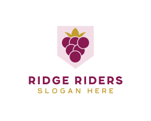 Royal Fruit Grape logo design