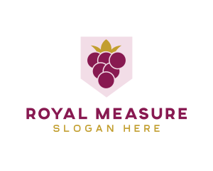 Royal Fruit Grape logo design