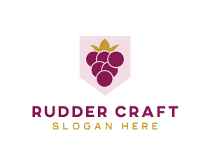 Royal Fruit Grape logo design