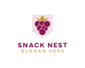 Royal Fruit Grape logo design