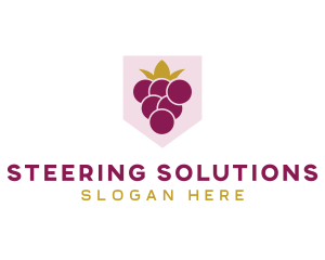 Royal Fruit Grape logo design