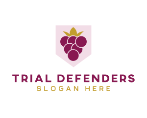 Royal Fruit Grape logo design