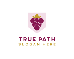 Royal Fruit Grape logo design