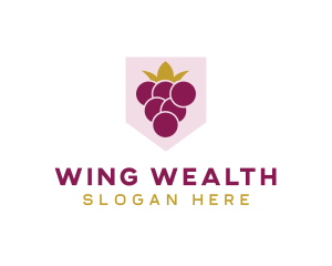 Royal Fruit Grape logo design