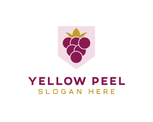 Royal Fruit Grape logo design