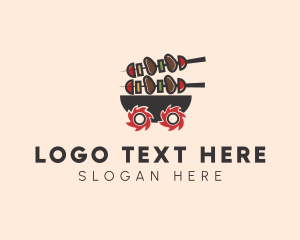 Barbecue Food Cart  logo