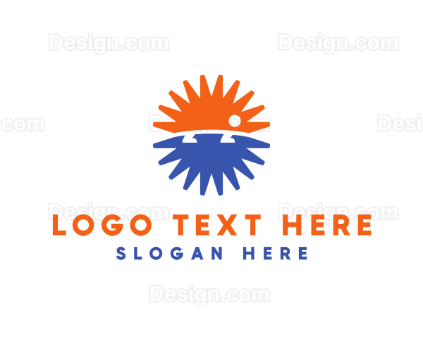 Sun Hedgehog Vet Logo