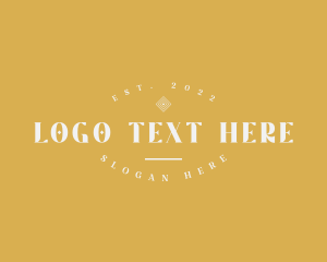 Dainty Elegant Wordmark logo