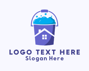 House Cleaning Bucket logo