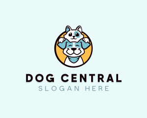 Cat Dog Veterinary logo design