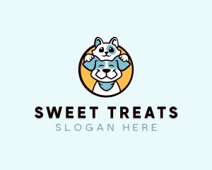 Cat Dog Veterinary logo design