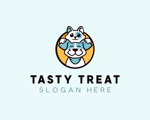 Cat Dog Veterinary logo design