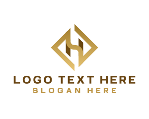 Logistics Industrial Trucking Letter H logo