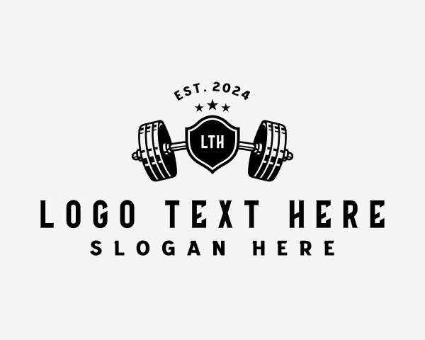 Bodybuilding logo example 3