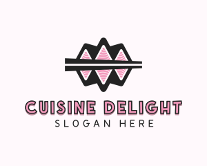 Salmon Sushi Cuisine logo design