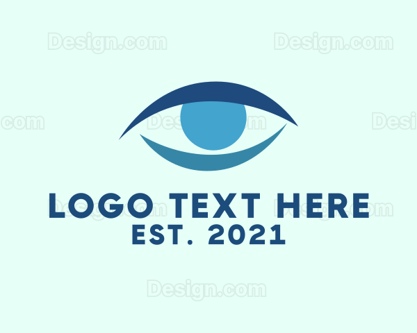 Blue Eye Optician Logo