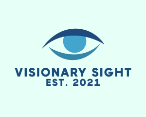 Blue Eye Optician logo design