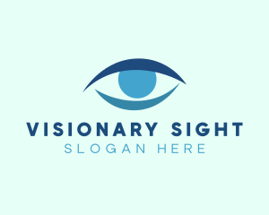 Blue Eye Optician logo design