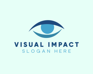 Blue Eye Optician logo design