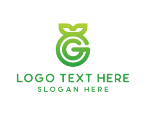 Green Leaf G logo