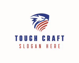 Tough Eagle Shield logo design