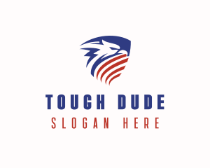 Tough Eagle Shield logo design