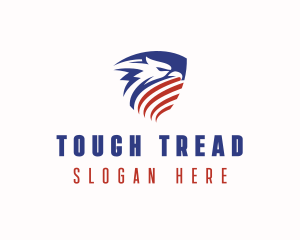 Tough Eagle Shield logo design