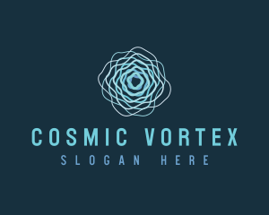 Ripple Wave Vortex logo design