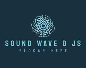 Ripple Wave Vortex logo design