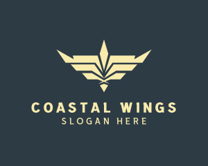 Bird Wings Aviation logo design