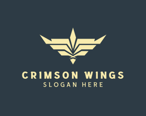 Bird Wings Aviation logo design