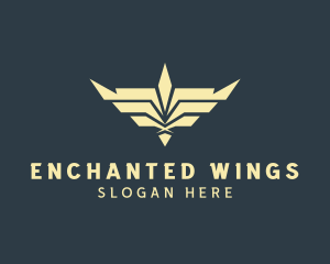 Bird Wings Aviation logo design