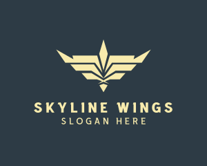 Bird Wings Aviation logo design