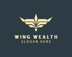 Bird Wings Aviation logo design