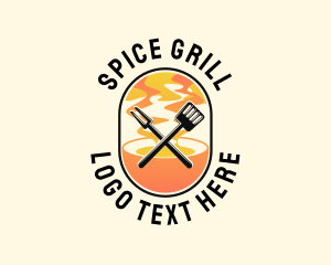 Culinary Grill Wok logo design