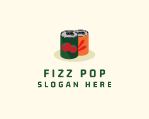 Vegetable Can Food logo design